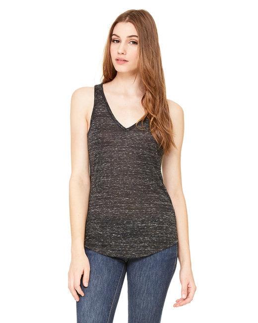 Bella + Canvas Ladies' Flowy V-Neck Tank B8805 - Dresses Max