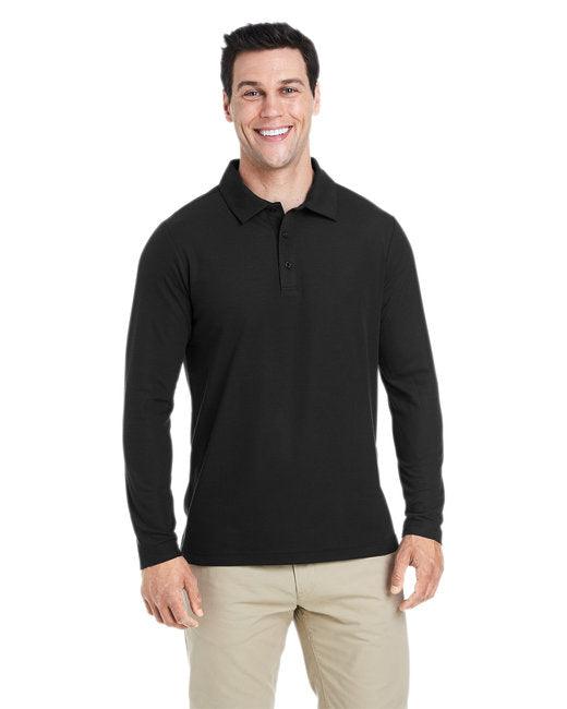 CORE365 Men's Fusion ChromaSoft Long-Sleeve Pique Polo CE112L - Dresses Max