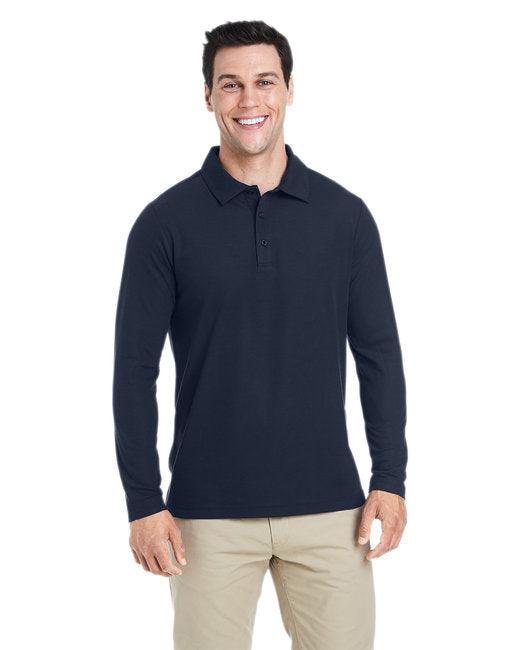 CORE365 Men's Fusion ChromaSoft Long-Sleeve Pique Polo CE112L - Dresses Max