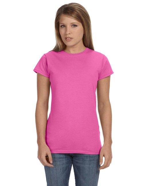 Gildan Ladies' Softstyle Fitted T-Shirt G640L - Dresses Max