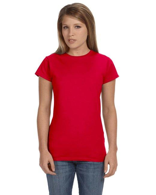 Gildan Ladies' Softstyle Fitted T-Shirt G640L - Dresses Max