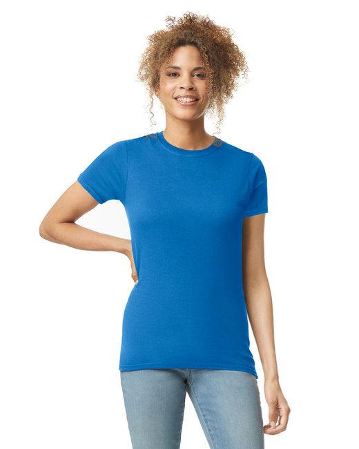 Gildan Ladies' Softstyle Fitted T-Shirt G640L - Dresses Max