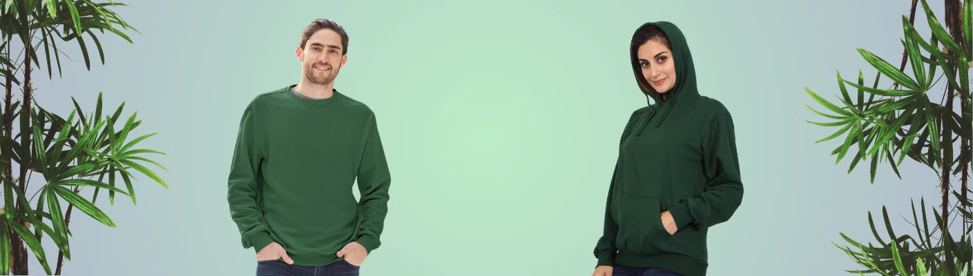 Green Sweatshirts - Dresses Max