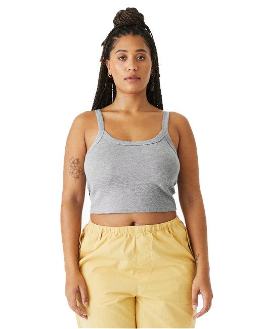 Bella + Canvas Ladies' Micro Ribbed Scoop Tank 1012BE - Dresses Max