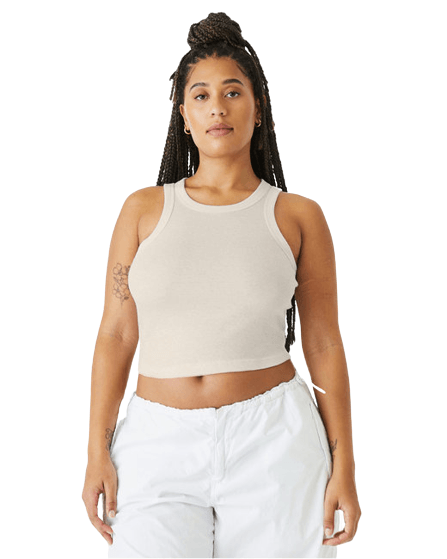 Bella + Canvas Ladies' Micro Ribbed Racerback Tank 1019 - Dresses Max