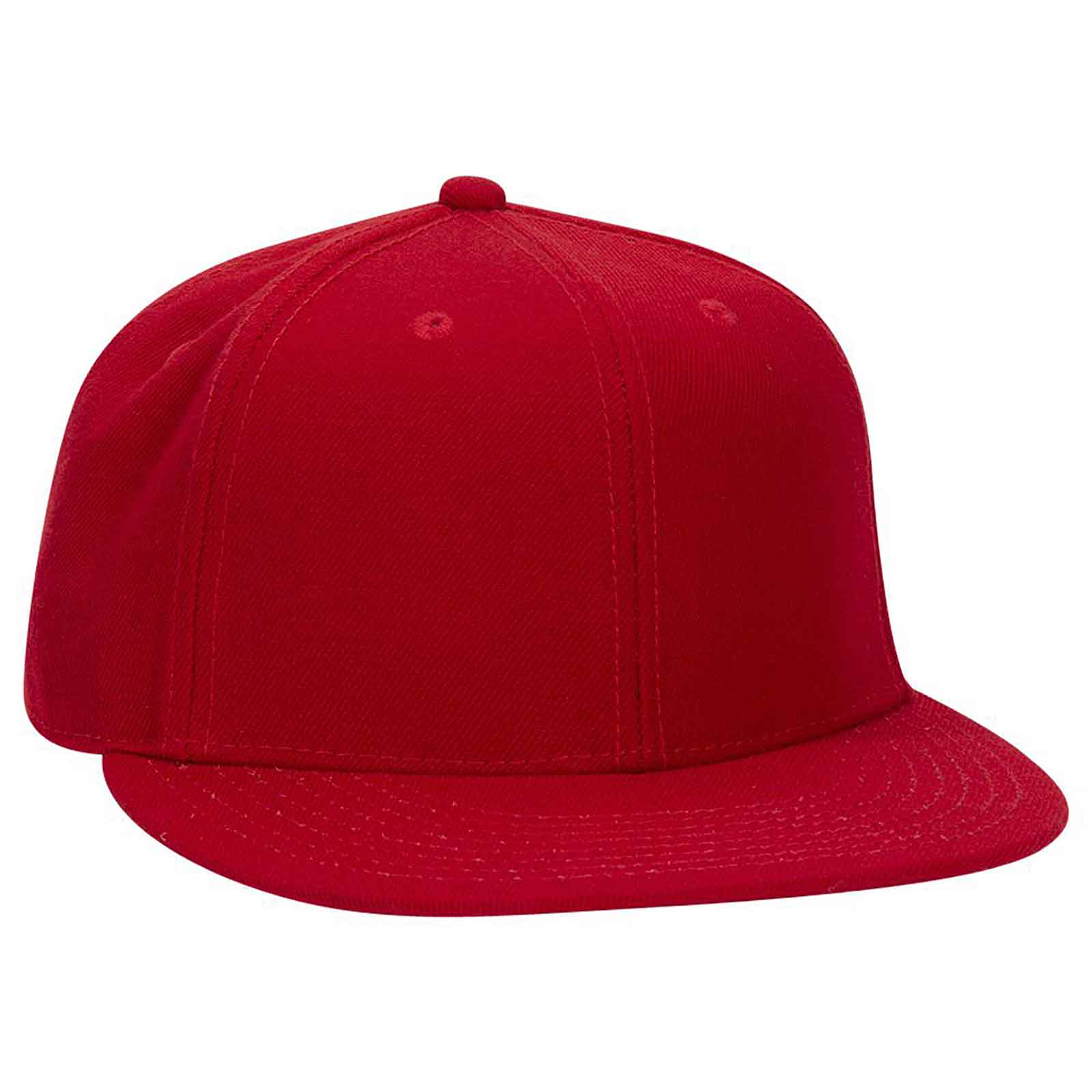 OTTO CAP "OTTO FIT" 6 Panel Mid Profile Flat Visor Baseball Cap