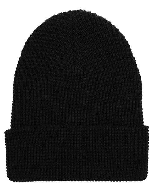 Waffle Cuffed Knit Beanie 2501KC