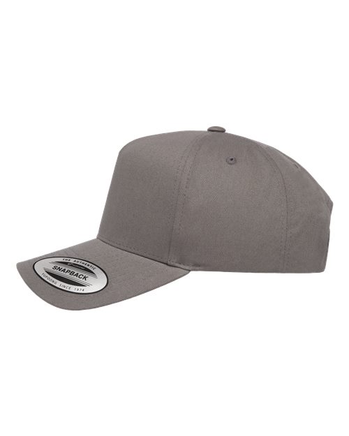 Retro Cotton Blend Trucker Snapback Cap 5079