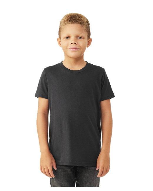 Bella + Canvas Youth Triblend Short-Sleeve T-Shirt 3413Y - Dresses Max