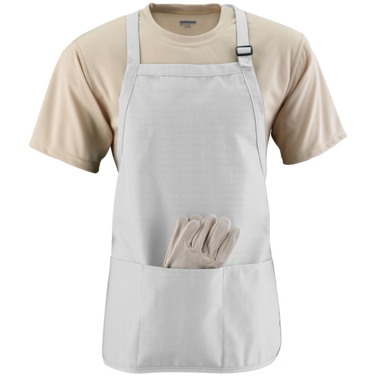 Medium Length Apron With Pouch 4250