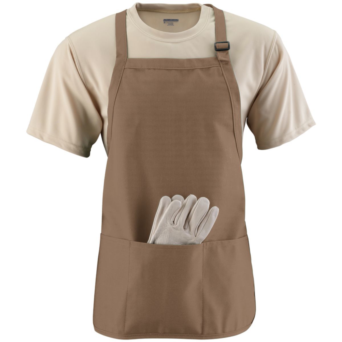 Medium Length Apron With Pouch 4250