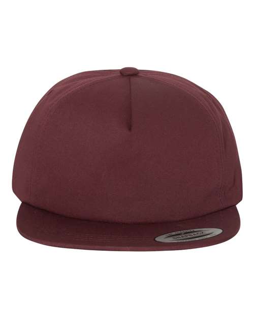 Yupoong Lightly-Structured Five-Panel Snapback Cap 6502
