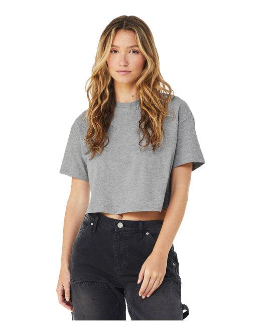 Bella + Canvas FWD Fashion Ladies' Jersey Cropped T-Shirt 6482 - Dresses Max