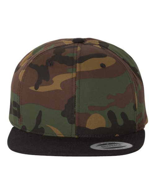 Premium Flat Bill Snapback Cap 6089M