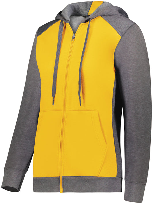 Ladies Three-Season Fleece Full Zip Hoodie 6901