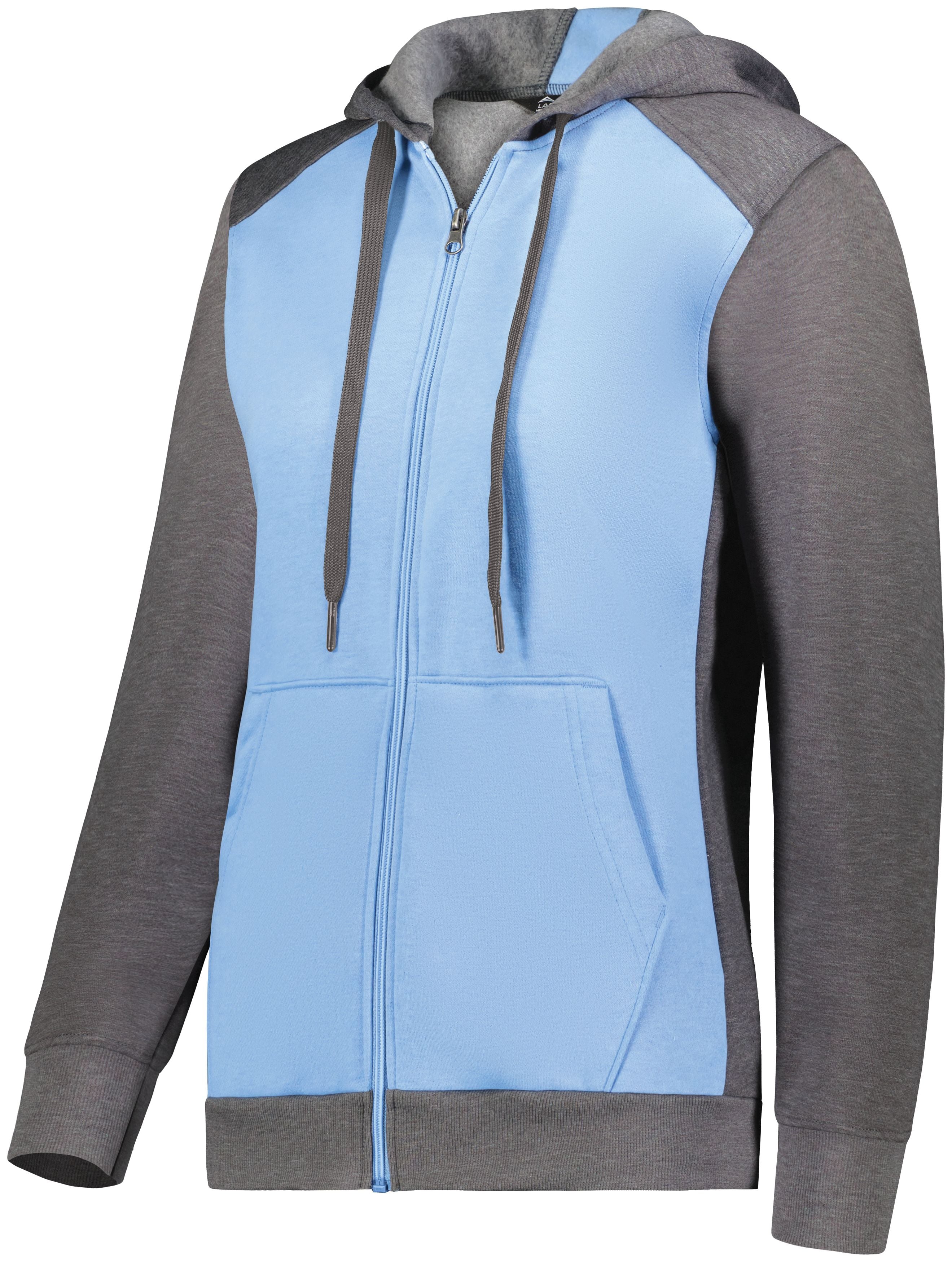 Ladies Three-Season Fleece Full Zip Hoodie 6901