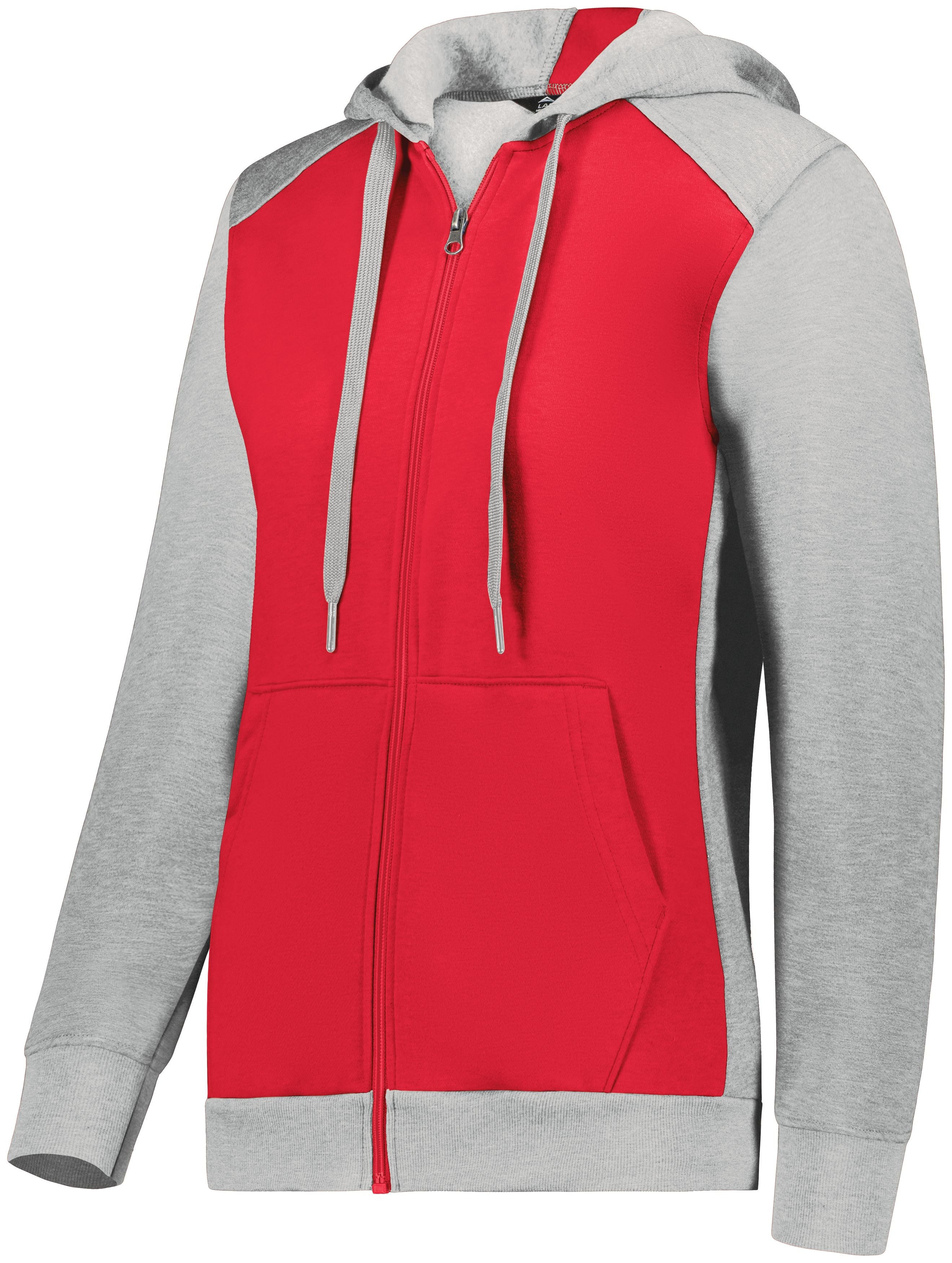 Ladies Three-Season Fleece Full Zip Hoodie 6901