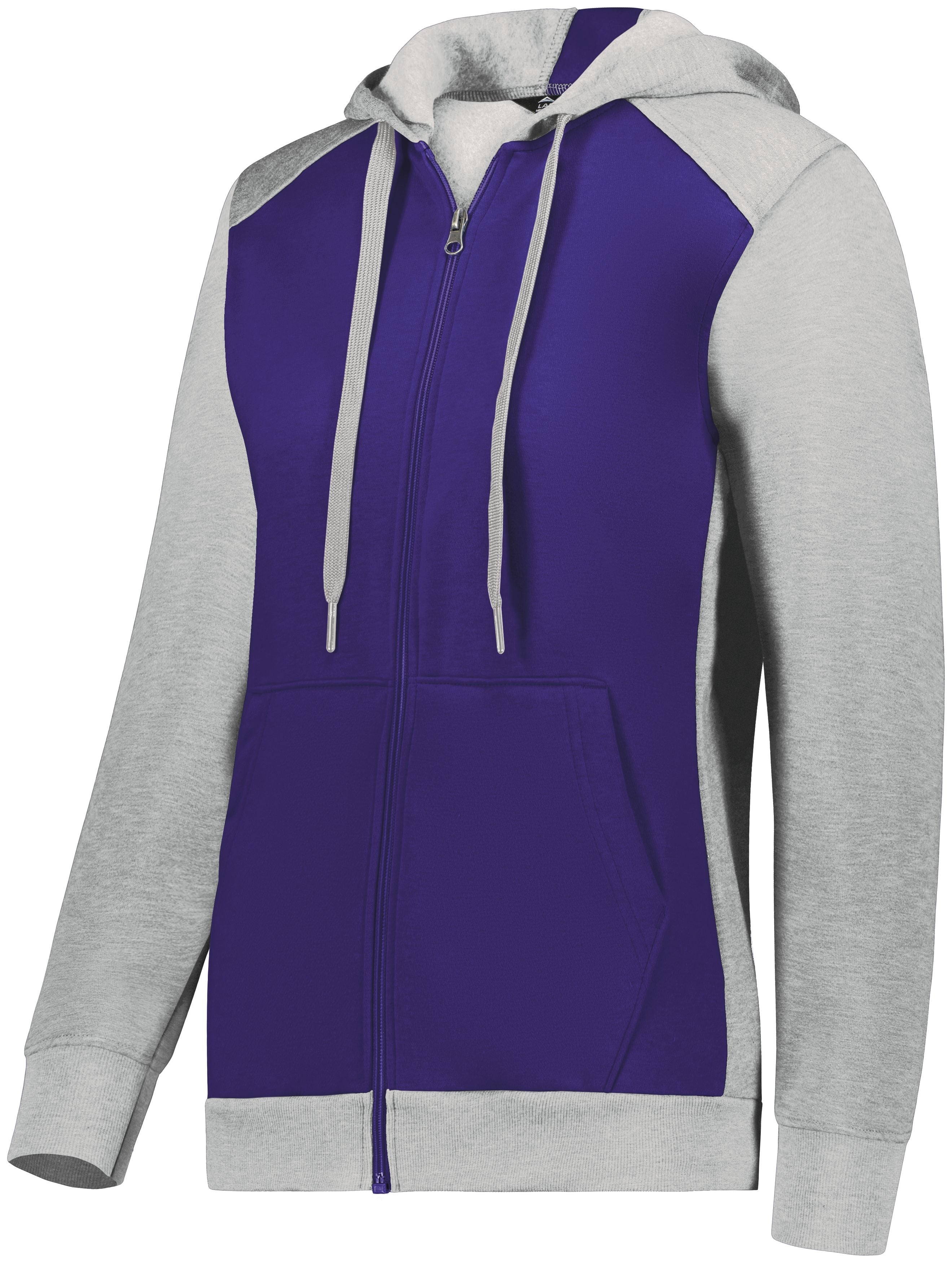 Ladies Three-Season Fleece Full Zip Hoodie 6901