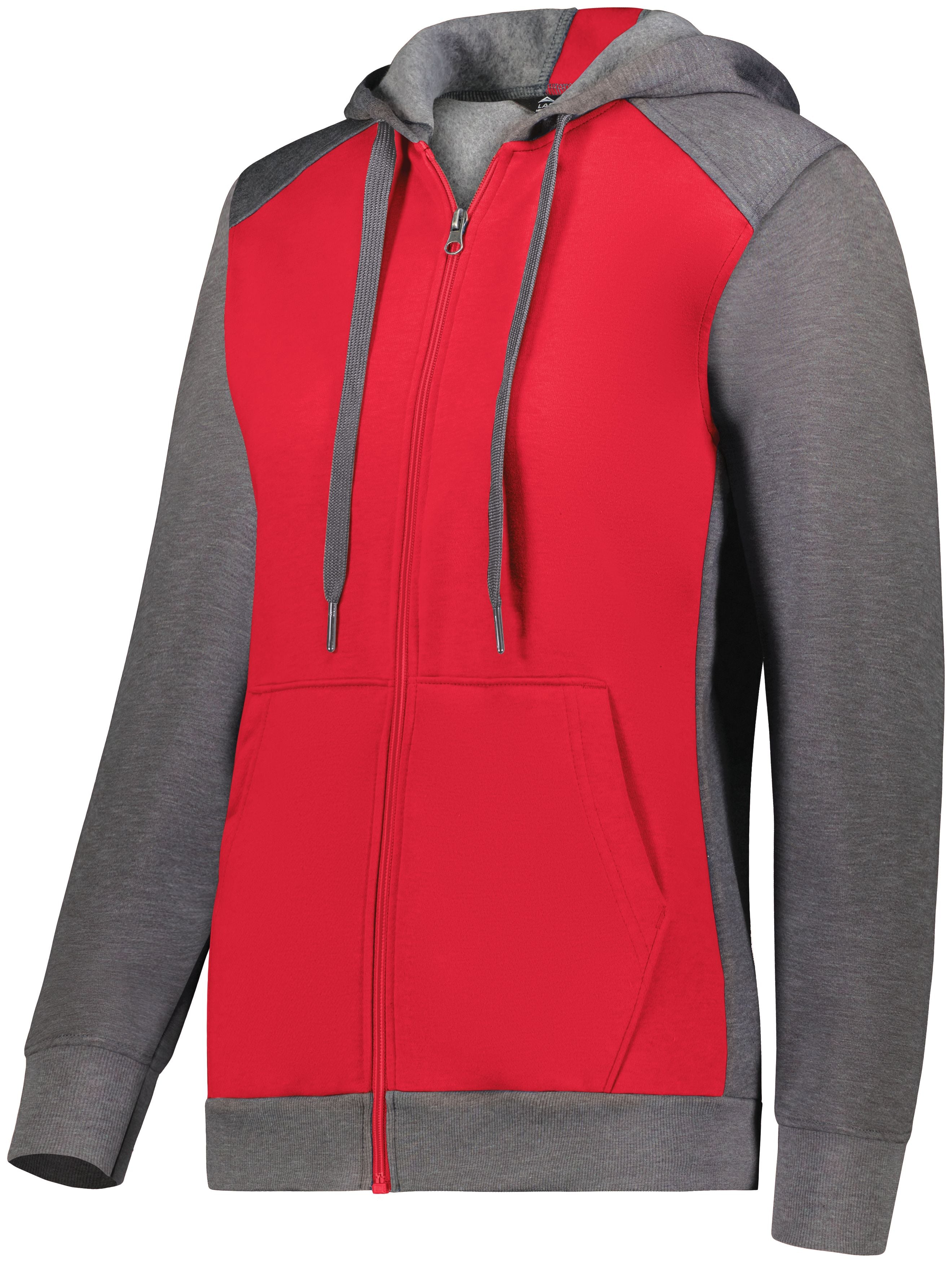 Ladies Three-Season Fleece Full Zip Hoodie 6901