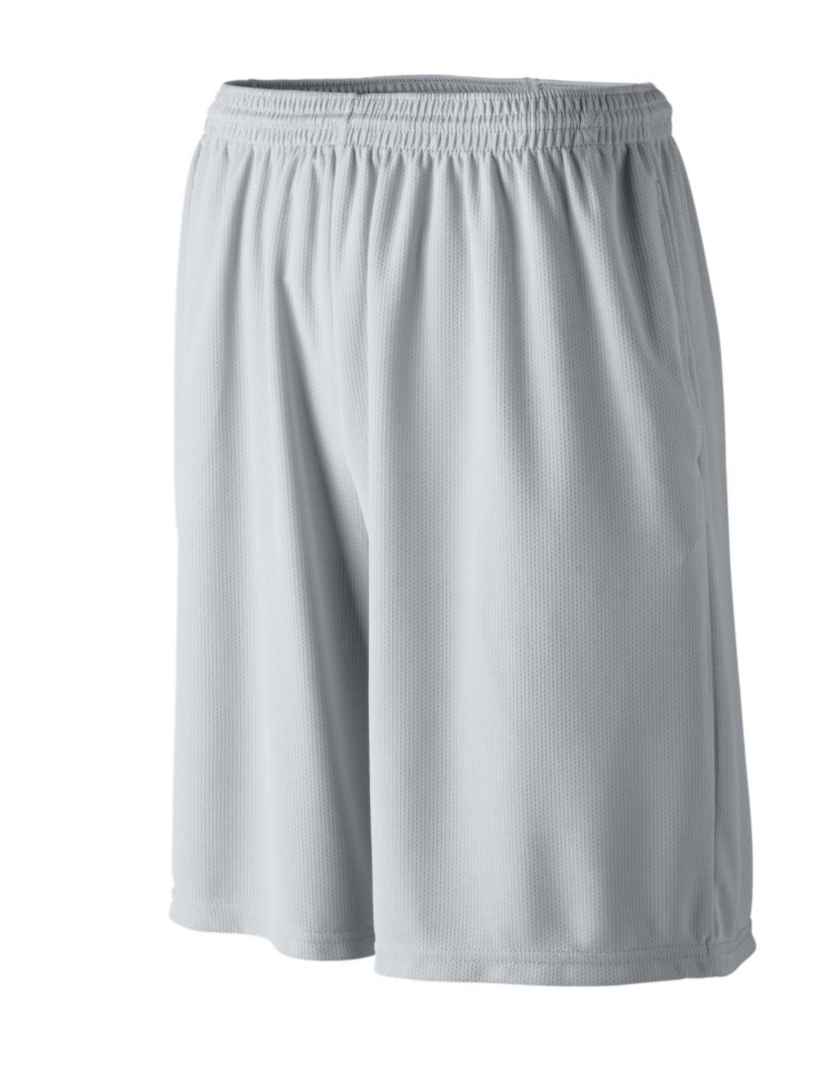 Youth Longer Length Wicking Shorts With Pockets 814
