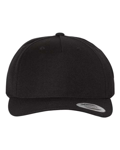 Yupoong Premium Five-Panel Curved Visor Snapback Cap 5789M