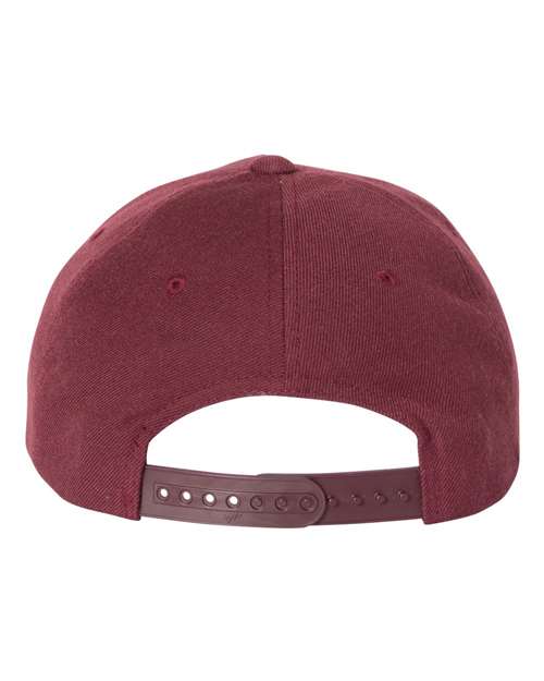 Premium Five-Panel Curved Visor Snapback Cap 5789M