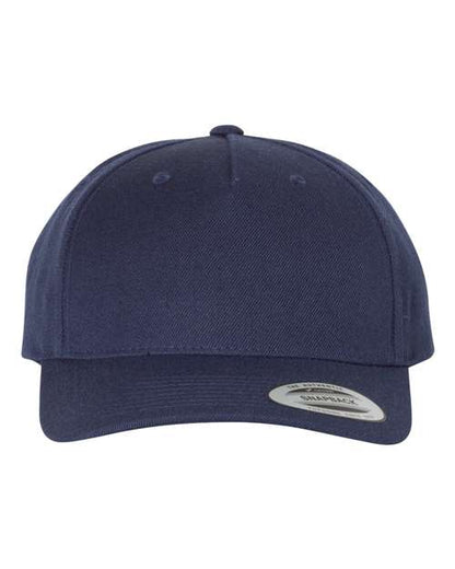 Yupoong Premium Five-Panel Curved Visor Snapback Cap 5789M