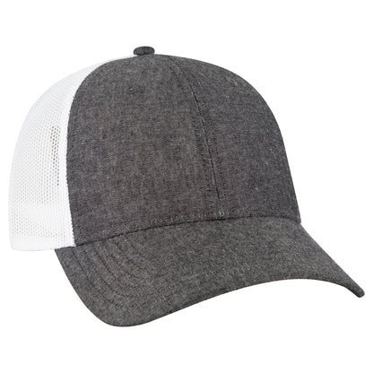 OTTO CAP 6 Panel Low Profile Mesh Back Trucker Hat
