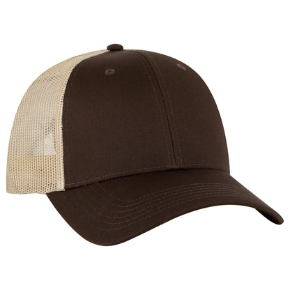OTTO CAP 6 Panel Low Profile Mesh Back Trucker Hat