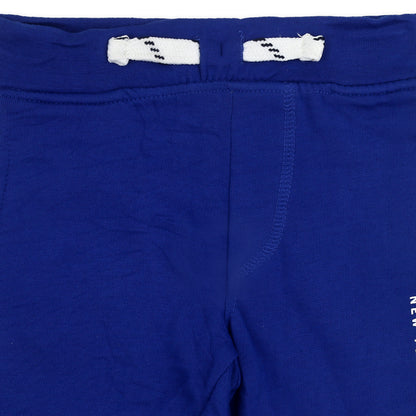 DressesMax White Men's Blue Shorts