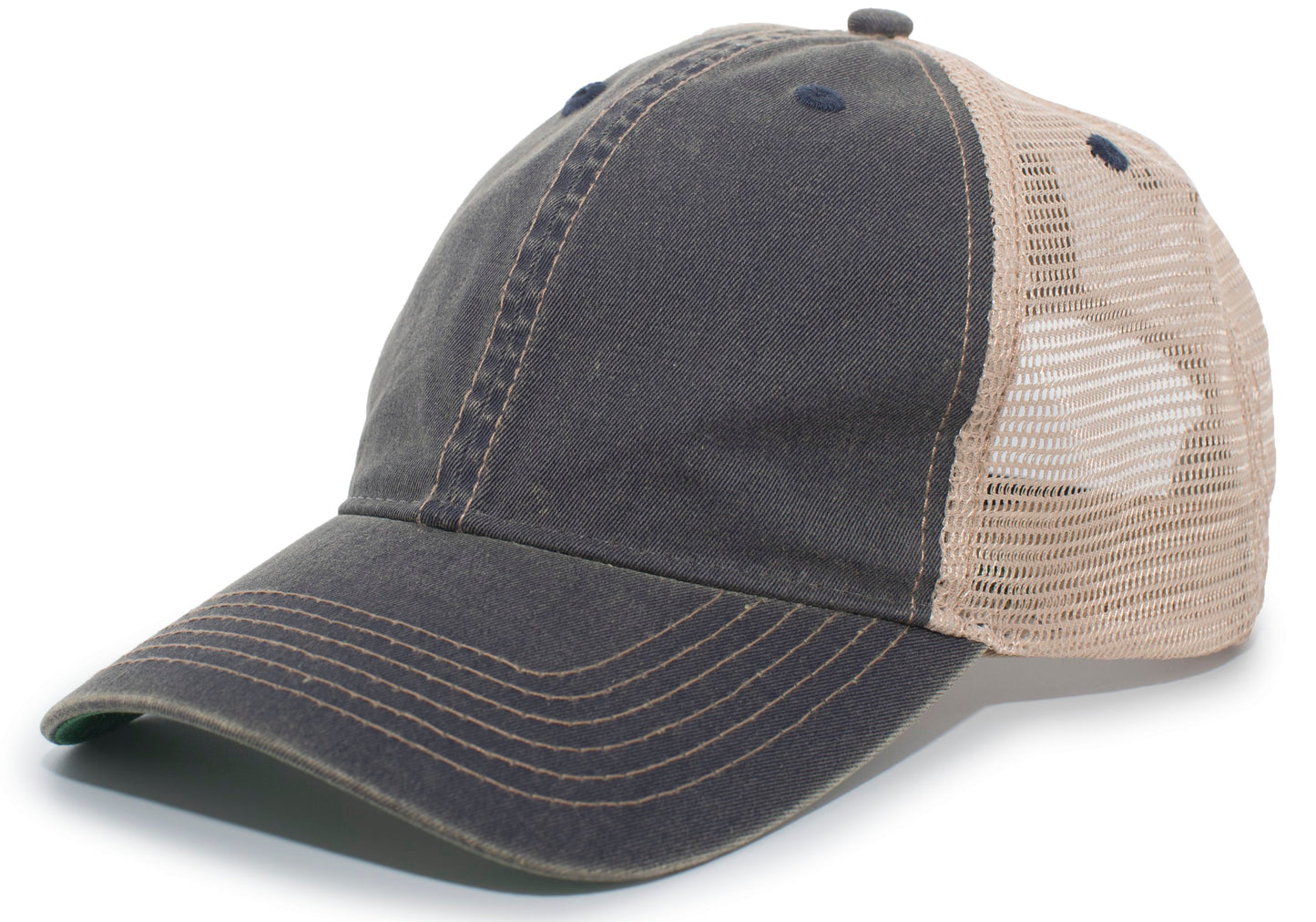 Vintage &quot;Dirty&quot; Trucker Snapback Cap V37