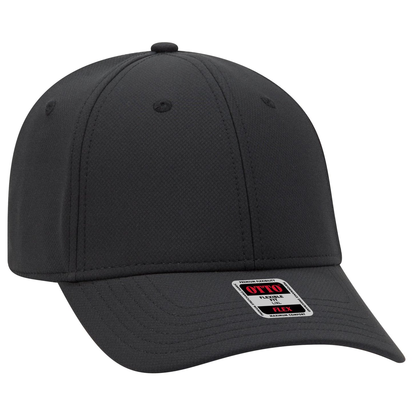 OTTO CAP "OTTO FLEX" Fitted UPF 50+ 6 Panel Low Profile Baseball Cap