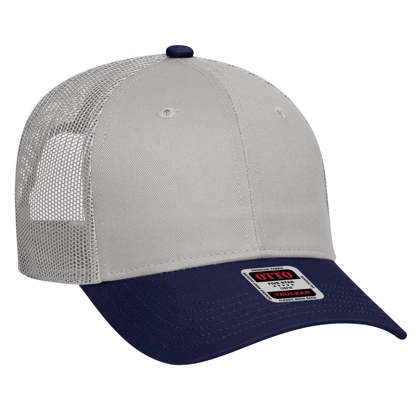 OTTO CAP 6 Panel Low Profile Mesh Back Trucker Hat