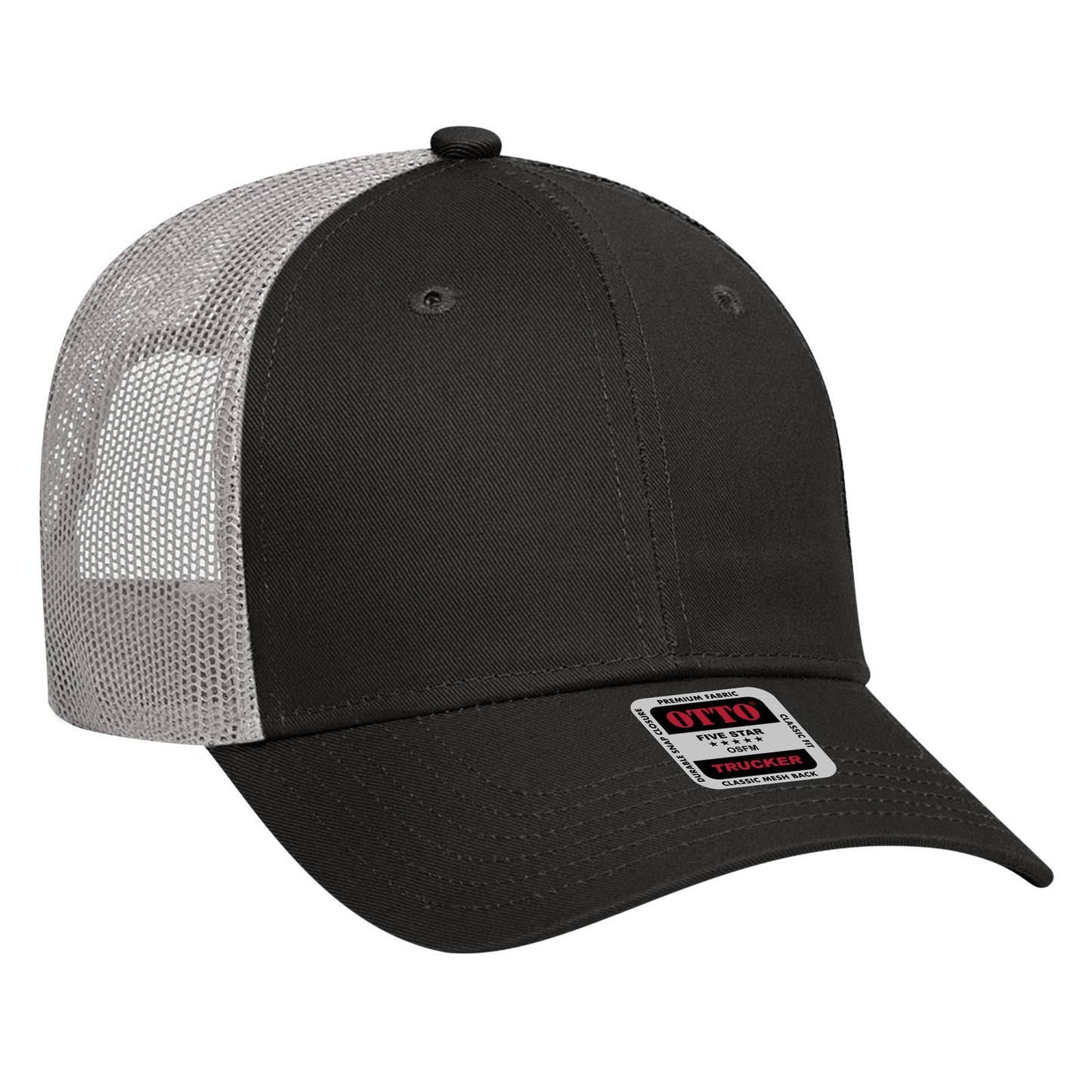 OTTO CAP 6 Panel Low Profile Mesh Back Trucker Hat