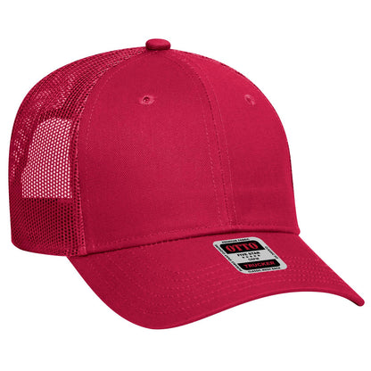 OTTO CAP 6 Panel Low Profile Mesh Back Trucker Hat