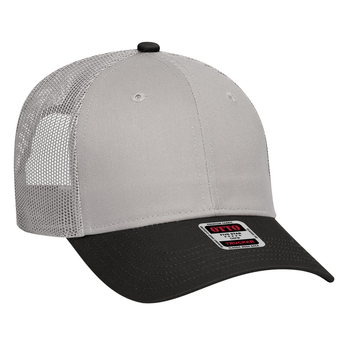 OTTO CAP 6 Panel Low Profile Mesh Back Trucker Hat