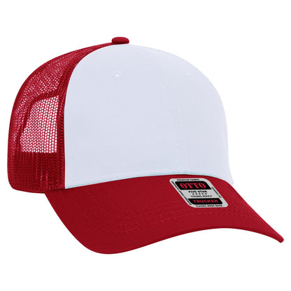 OTTO CAP 6 Panel Low Profile Mesh Back Trucker Hat