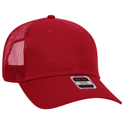 OTTO CAP 6 Panel Low Profile Mesh Back Trucker Hat