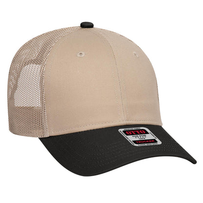 OTTO CAP 6 Panel Low Profile Mesh Back Trucker Hat
