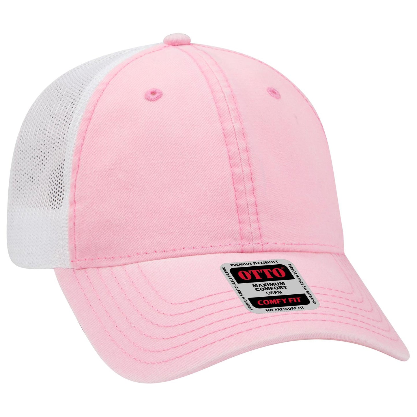 OTTO CAP "OTTO COMFY FIT" 6 Panel Low Profile Mesh Back Trucker Hat