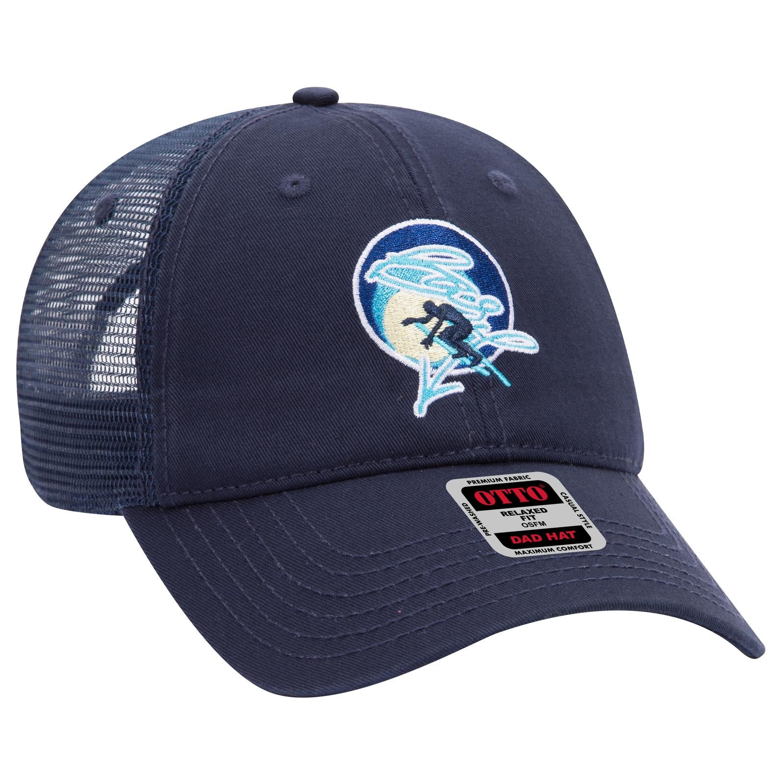 OTTO CAP 6 Panel Low Profile Mesh Back Trucker Dad Hat