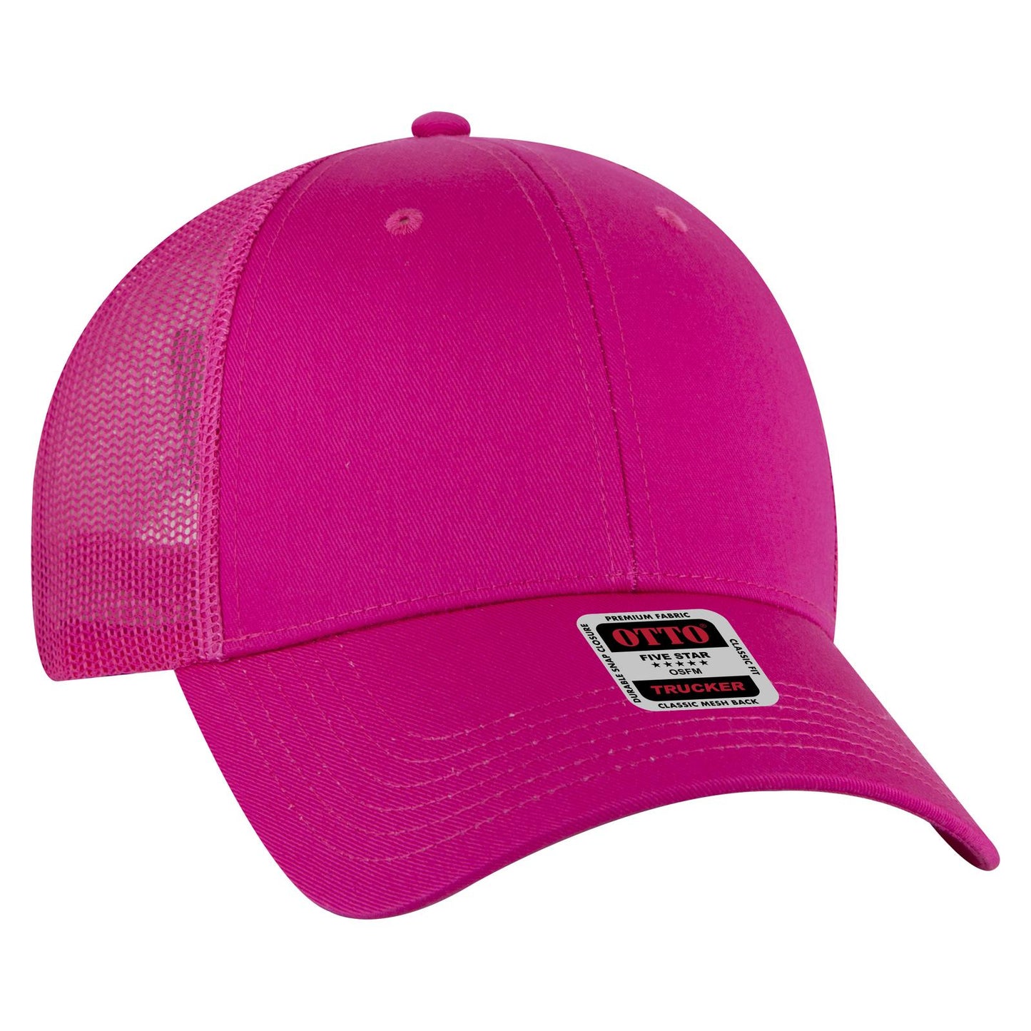 OTTO CAP 6 Panel Low Profile Mesh Back Trucker Hat