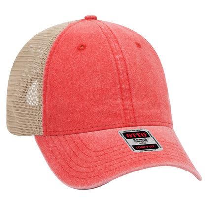 OTTO CAP "OTTO COMFY FIT" 6 Panel Low Profile Mesh Back Trucker Hat