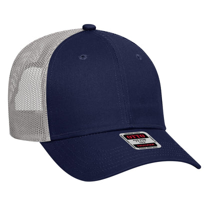 OTTO CAP 6 Panel Low Profile Mesh Back Trucker Hat