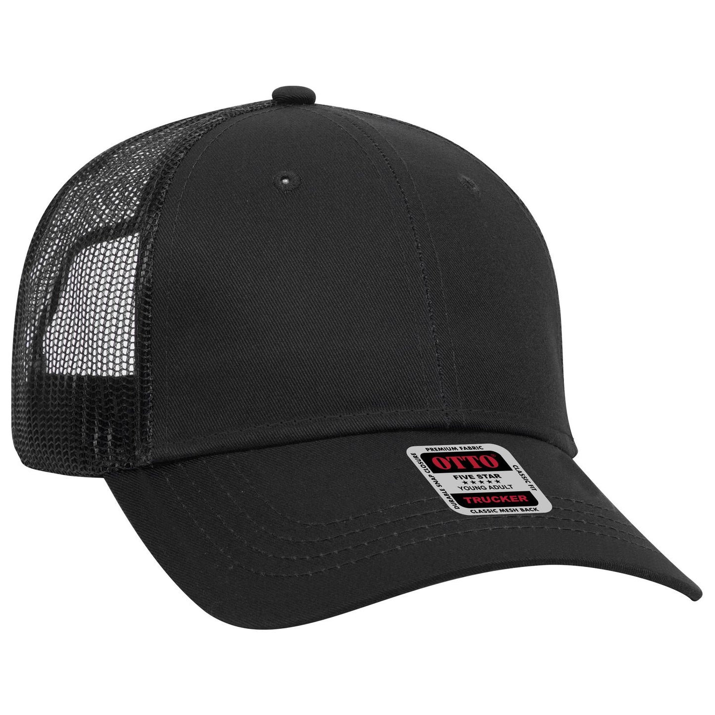 OTTO CAP 6 Panel Low Profile Mesh Back Trucker Hat