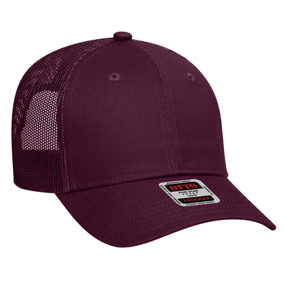 OTTO CAP 6 Panel Low Profile Mesh Back Trucker Hat