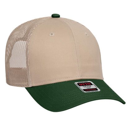 OTTO CAP 6 Panel Low Profile Mesh Back Trucker Hat