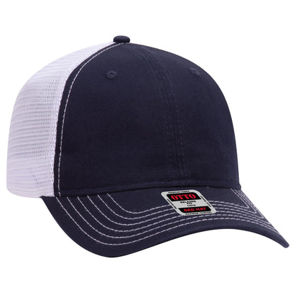 OTTO CAP 6 Panel Low Profile Mesh Back Trucker Dad Hat