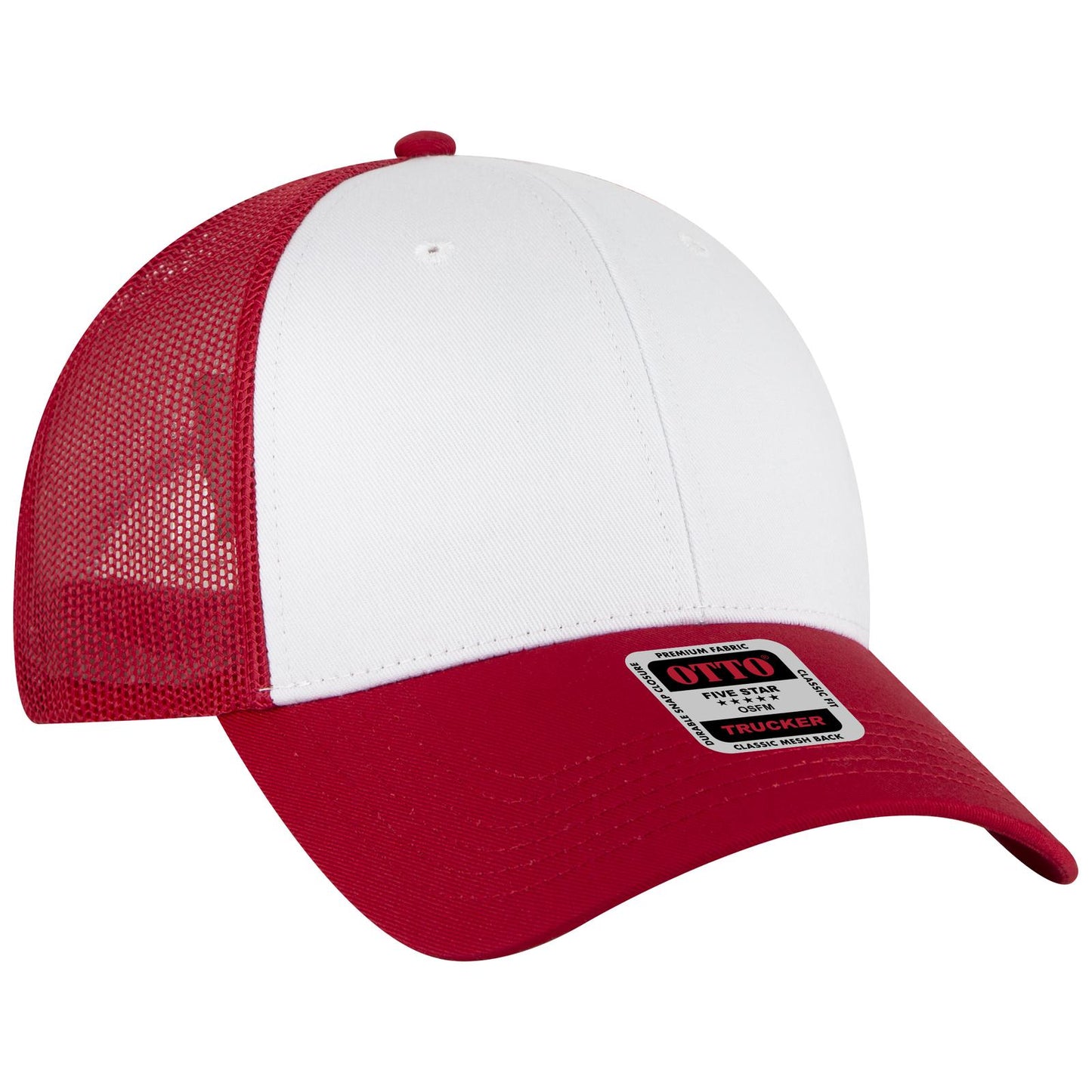 OTTO CAP 6 Panel Low Profile Mesh Back Trucker Hat