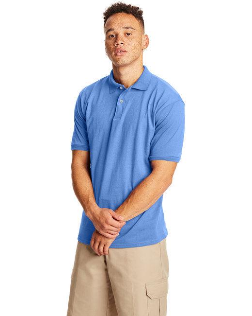 Hanes Adult 50/50 EcoSmart® Jersey Knit Polo 054 - Dresses Max